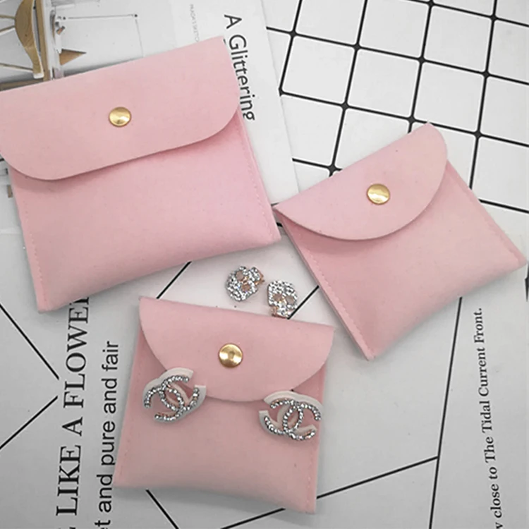 Wholesale envelope pouch dust jewelry packaging bags
