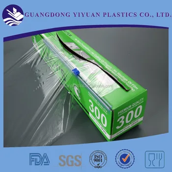 plastic wrap with slide cutter