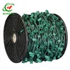 C9 Bulk 1000ft Light Line Spools on 12 inch Spacing on Green Wire