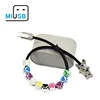 Innovative Products for present Zinc Alloy cable bracelet fast charging usb data sync cable for iphone/android
