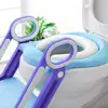 2018 Hot Sale Folding Potty Toilet Seat /Adjustable Baby Toddler Kid Toilet Trainer with Step Stool Ladder for Boy and Girl