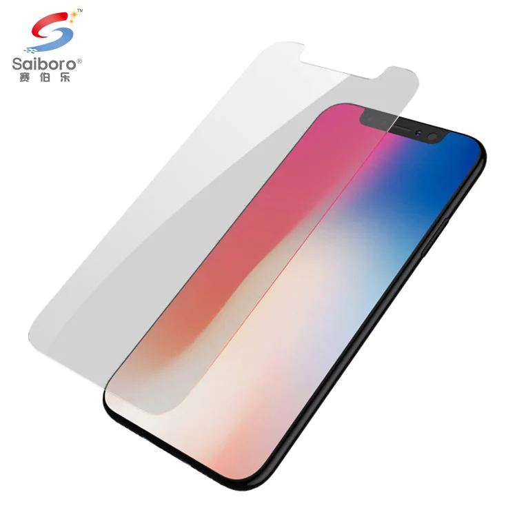 

9h Premium silicone screen protector for iPhone X Xs tempered glass, Multi