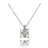 Wholesale silver plated mix cage pendant jewelry pearl necklaces for women
