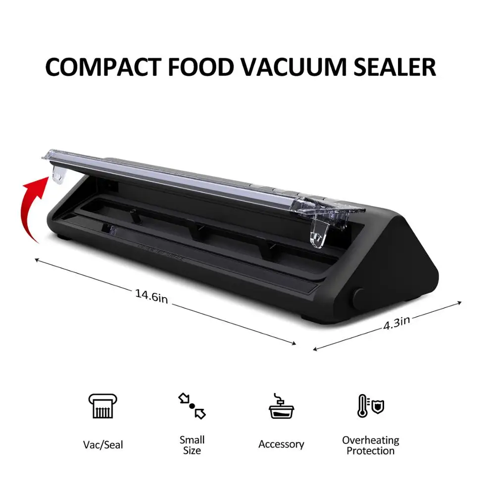 seal home meal cookies storage small vacuum bag food sealer
