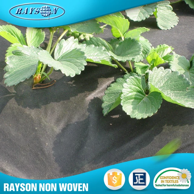 China Supplier Mulching Flower Wrapping Material Agriculture Black Plastic Film