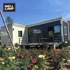 Luxury prefab detachable container homes L type design two stories modular house