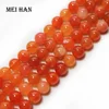Natural mineral 8mm red Carnelian semi-precious agate stone loose gemstone beads for jewelry making design