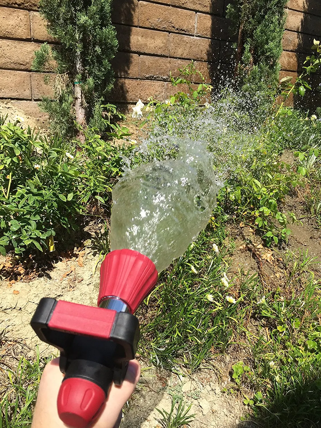 Heavy Duty Garden Water Spray Nozzle For Big Water Flow