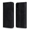 C&T Genuine Leather Wallet Flip Book Design Foldable Stand Folio with Credit Card Holder Cover Case for iphone X