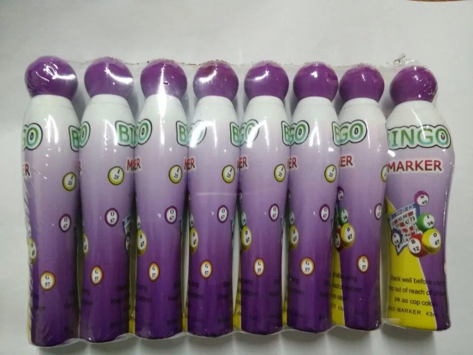 Best Selling 40ml Bingo Dabber Rainbow Classic Style Ch2810 24 Colors High Quality Ink Bingo