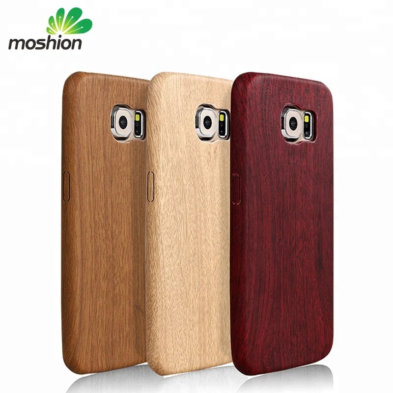 

Ultra Slim Wood Bamboo Skin TPU Phone Case For Samsung Galaxy S7 S6 Edge S8 Plus, Light brown;dark brown;red