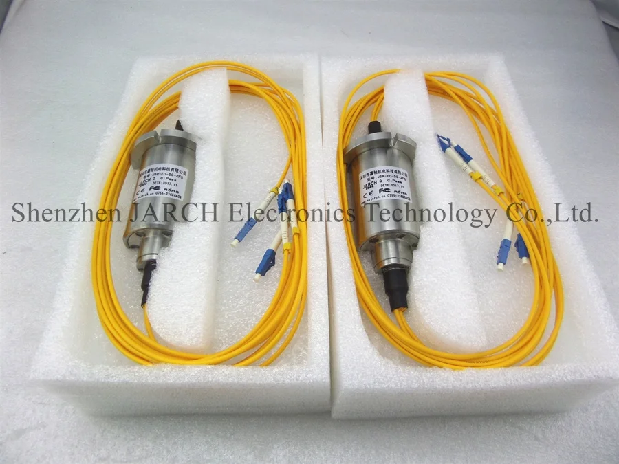 12000rpm Single Channel Medical Device Fiber Optic Slip Ring Rotary Joint Dedicated For OTC