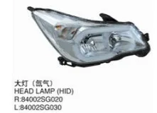 For subaru forester 2013 headlight/tail light/fog lamp case