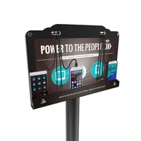 

Hot sale floor stand advertisement signage mobile cell phone charging station UC-02