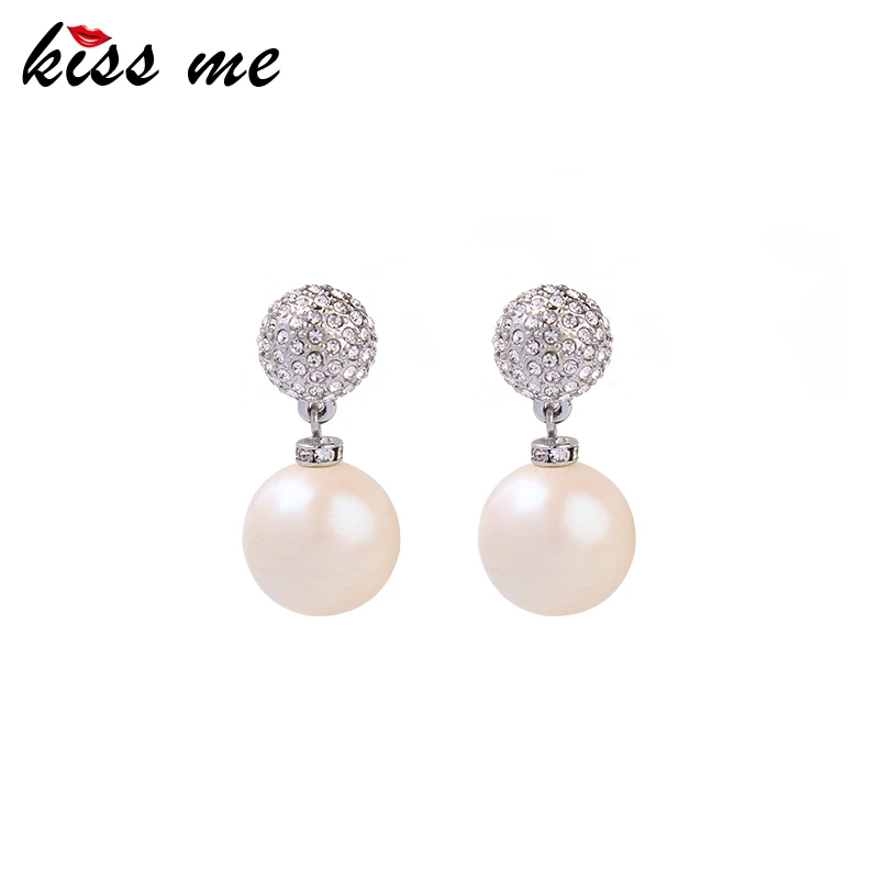 

ed0058c-3 Simple Pearl Earrings For Wedding Earrings Women Jewelry 2018, As picture