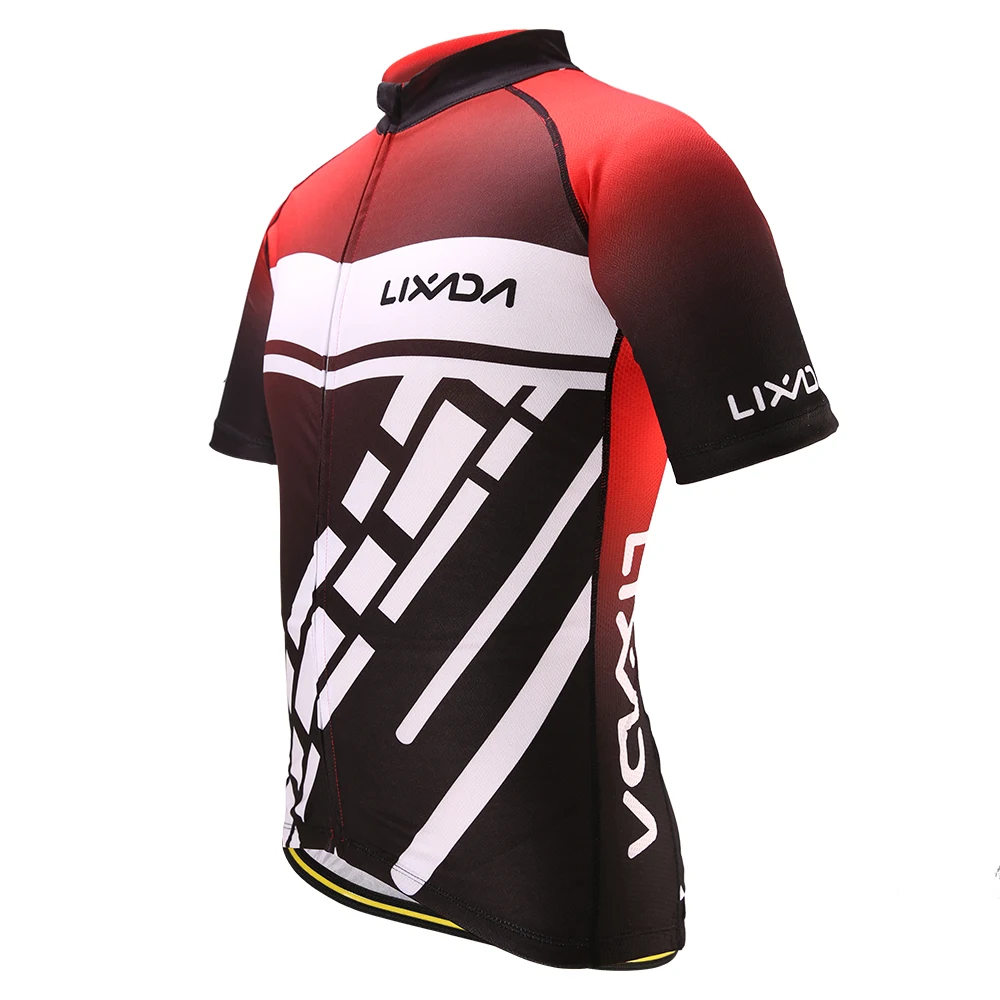 New Cycling Jersey Men Bike Set Fast Dry Short Sleeve And 3D Padded Bib Shorts