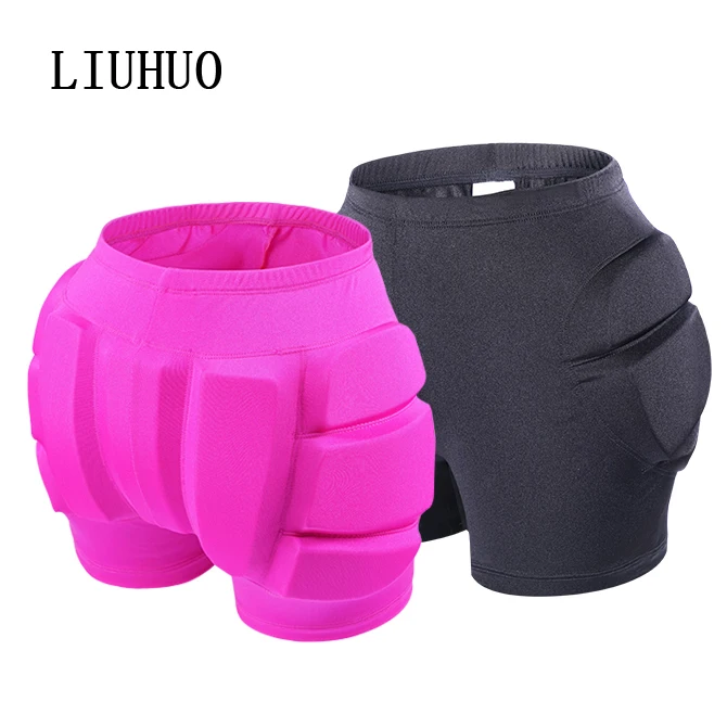 

LIUHUO Figure skating pantsImpact Shorts / Padded Compression Shorts for Ski / Snowboard / Ice Skating Protective Practise Black, N/a