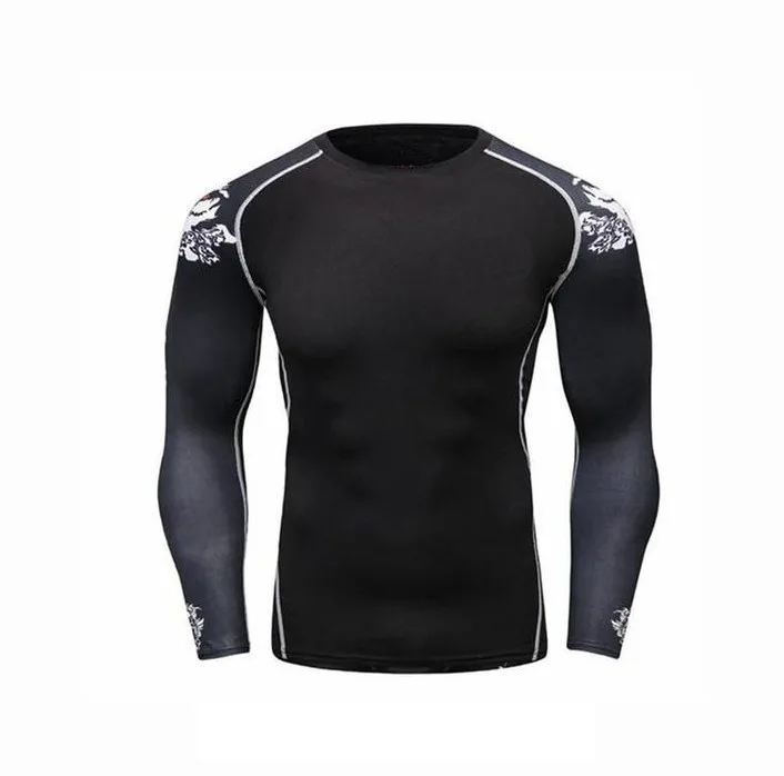 Breathable Material Custom High Quality Sublimated Blank Mens Rash