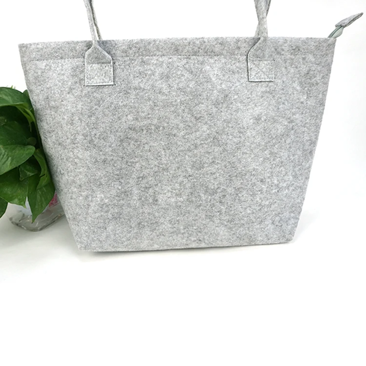 

Latest Custom Female Quilted Bags Felt Handbag, Grey or custmized