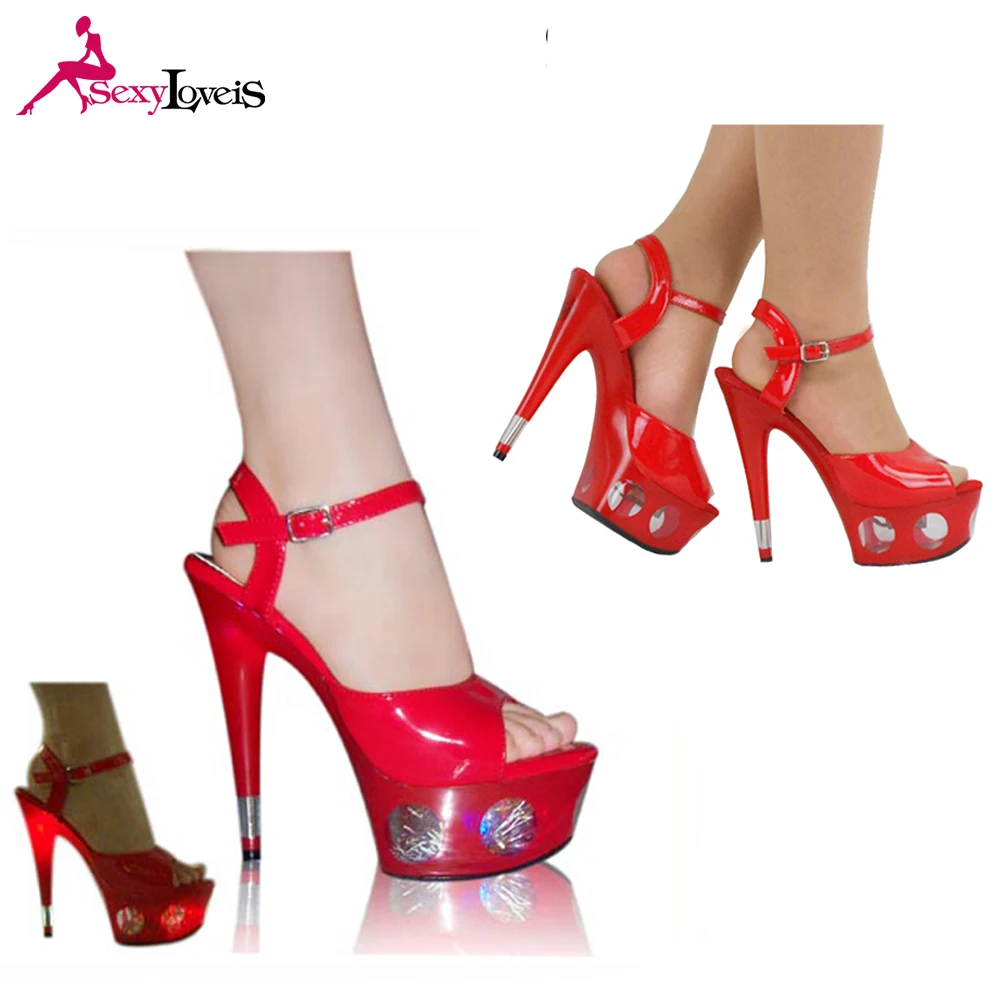 Hot Selling Big Size Brand Name Sandals For Women Clear High Heel