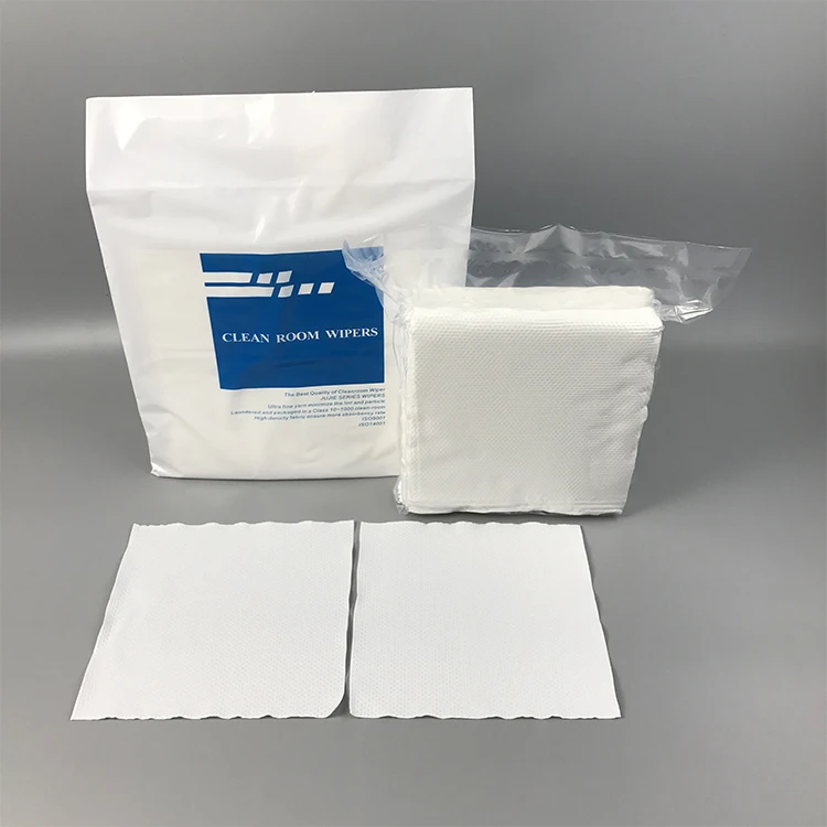 2ply Water Absorbent Lint Free White Industrial Disposable Polyester ...