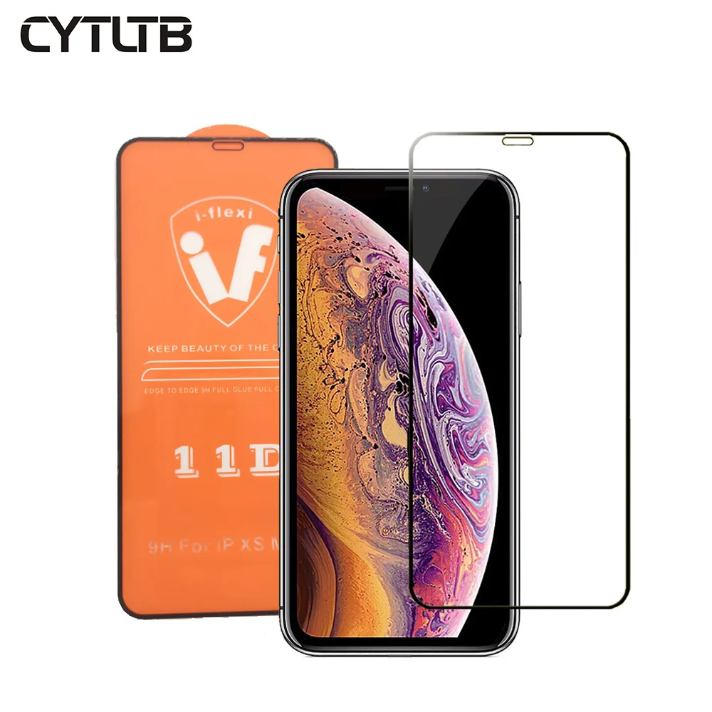 

Mobile Accessories 11D Glass For 7 8 x xs xr xs max screenprotector Glass Tempered Screen Protector Film, Transparency 99% color