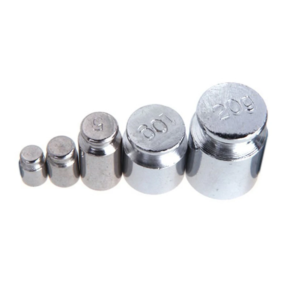 High Quality Weight 1g 2g 5g 10g 20g Chrome Plating Calibration Gram Scale Weight Set for Digital Scale Balance.jpg