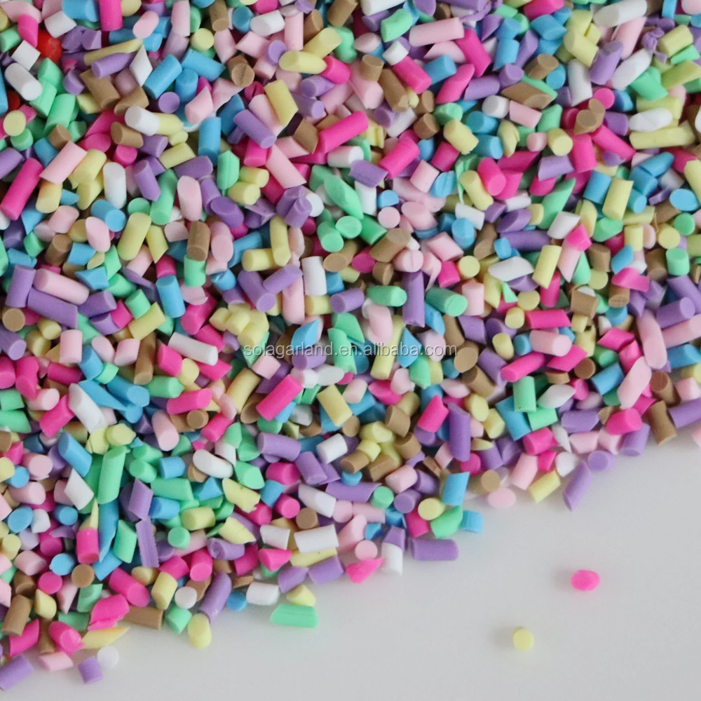 Polymer Clay Fake Bread Sweets Simulation Sugar Sprinkles Phone Shell Decor DIY