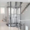 China 1 M/S 600-1000 KG Small Machine Room Stainless Glass Panoramic Lift House Elevator Panoramic Elevator