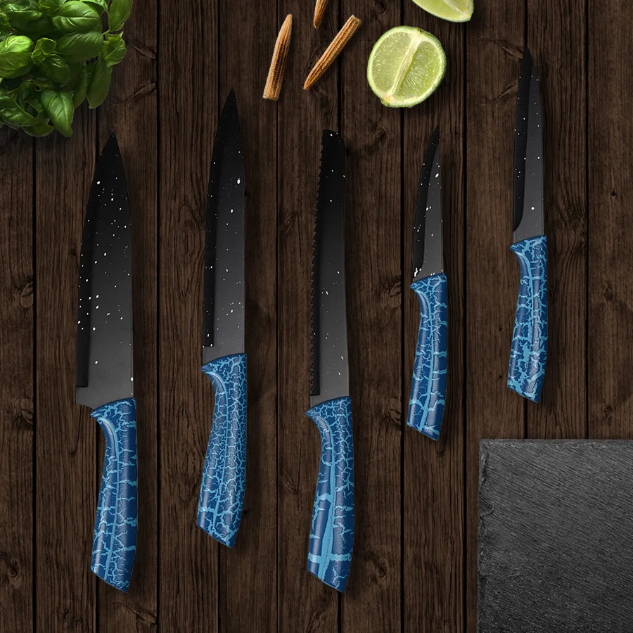 8" stainless steel slicing carving knife with coating handle