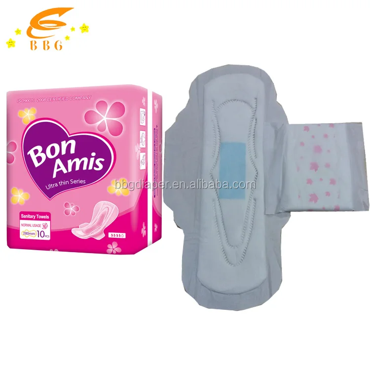 
wholesale perforated plastic lady sanitary napkin with negative ion super competitive price sanitary pad 