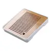 Square Bamboo Gongfu Tea Table Ceremony Serving Tray