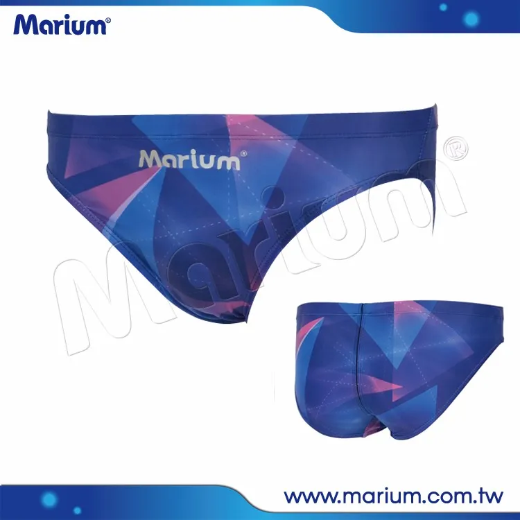 

2016 Sexy Men Swimbriefs all over printed Swimsuits for Men, Blue