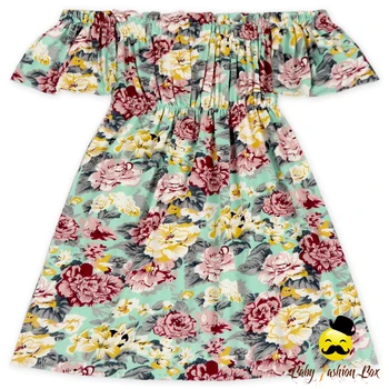 off shoulder frock for baby girl
