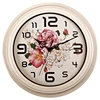 Living room decoration promotional modern glass wall clock