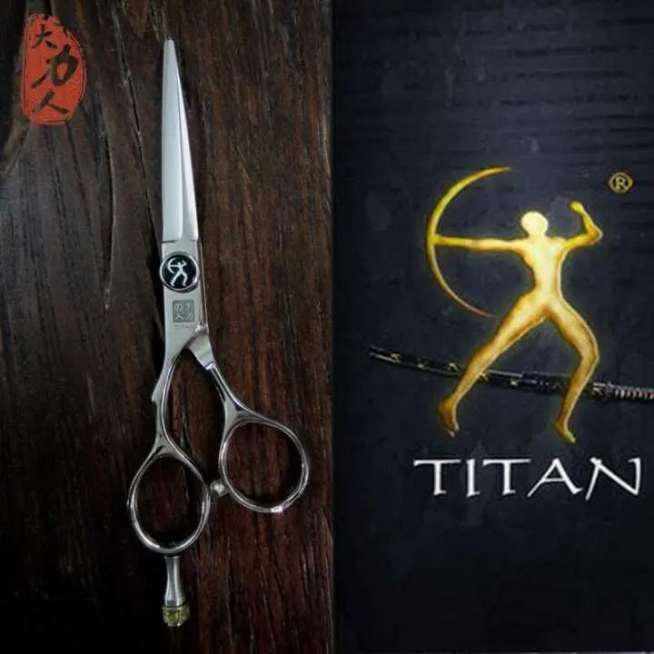 

titan professional 5.5,6.0inch left handle hair cutting scissors