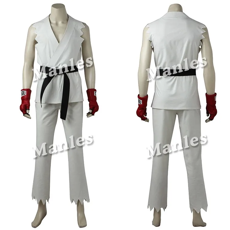 Game STREET FIGHTER V Ryu Cosplay Costume custom made gloves