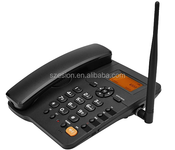 
ESN 3A two Dual SIM card GSM CDMA WCDMA UMTS 2g 3g desktop Fixed wireless phone FWP table cordless telephone 