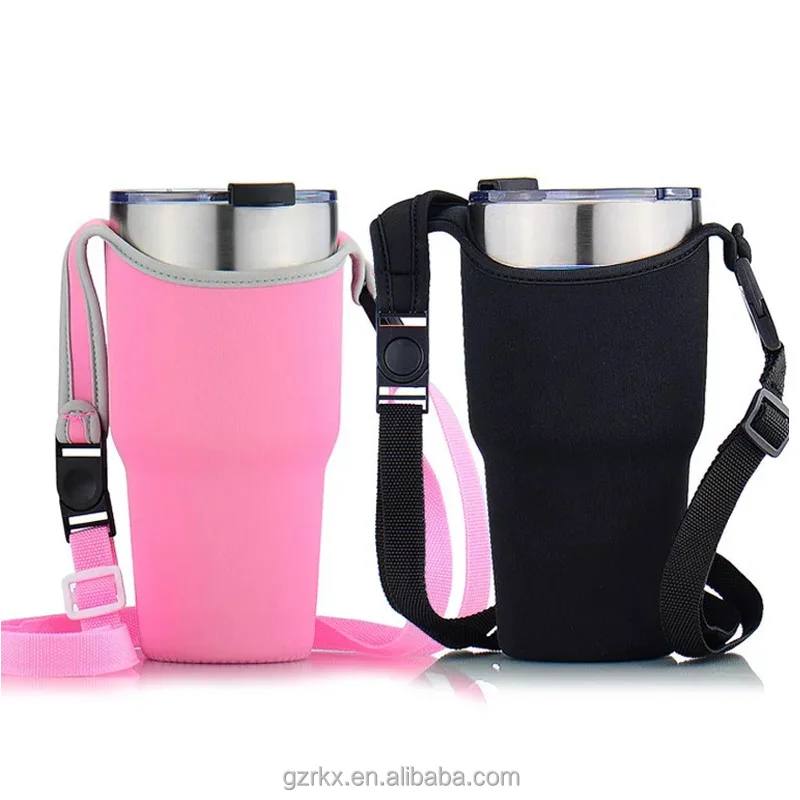 

NEW STYLE 30oz Tumbler Sleeve Carrying Pouch Bag Neoprene Water Bottle Case Holder Carrier,36oz water bottle carrier bag sleeve, As picture's showing