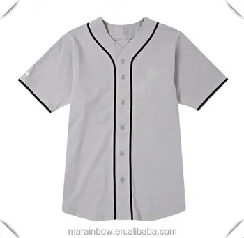 baseball jersey grey