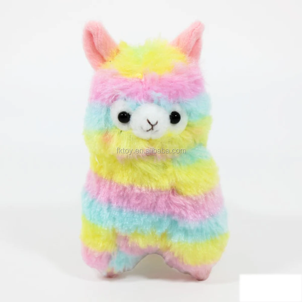 rainbow alpaca plush