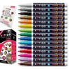 26 Colors Extra Fine Point Acrylic Paint Pens Set Acrylic Paint Marker by Smart Color Art Ideal for DIY Crafts and Most Surface