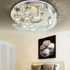 Ceiling Design Romantic LED Ceiling Lamps Moon and Star Shape Crystal Ceiling Light for Bedroom or Coffee Shop