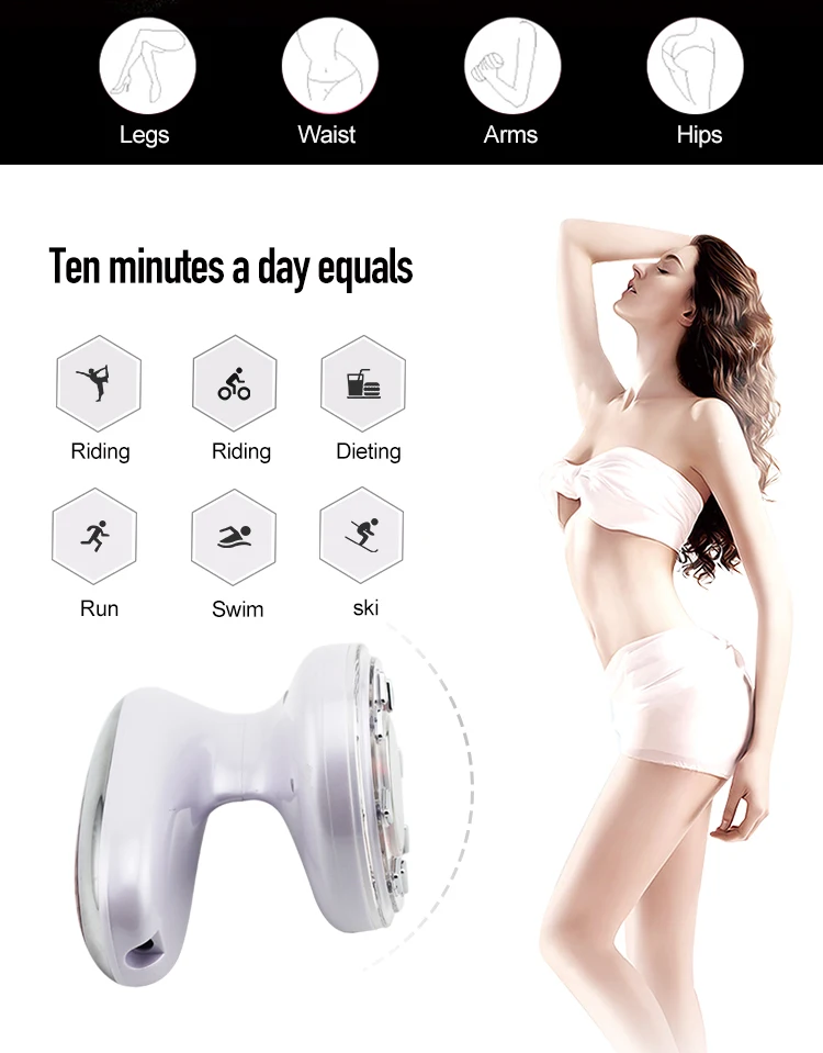 Handheld Ultrasonic Fat Weight Loss Cavitation Rf Slimming Beauty Device For Home
