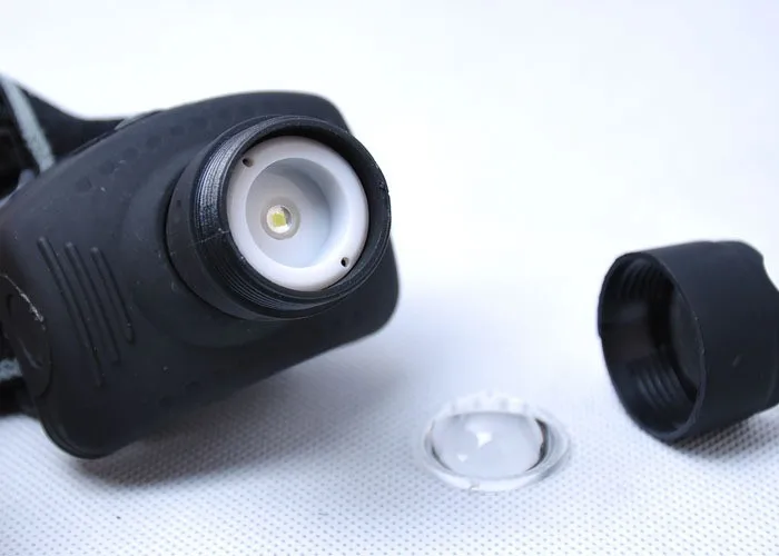 6611A plastic 1W zoom dimming led dimmer headlamp