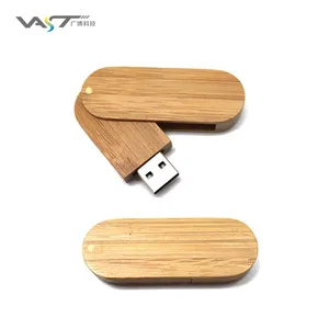 Wood Swivel USB 2.0 Flash Drive
