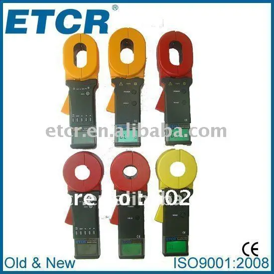 
ETCR2000C+ Clamp On Ground Earth Resistance Tester Meter----ISO,CE,OEM,RS232 interface 