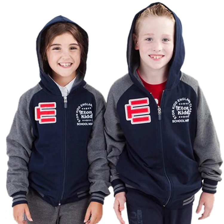 School Sports Wear Hoodies and Pants Sets for School Boys and Girls
