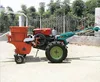 Agricultural two wheel walking tractor driven mini corn harvester/maize harvesting machine