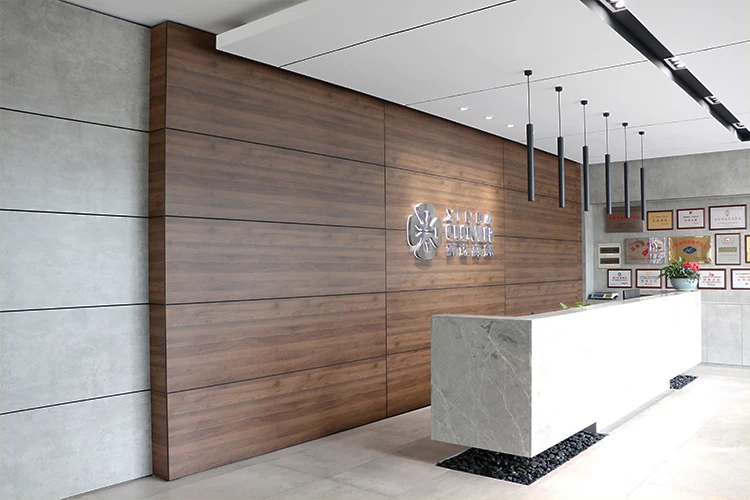 Latest Design Modern Wooden Wall Partition Design 16mm Melamine Indoor